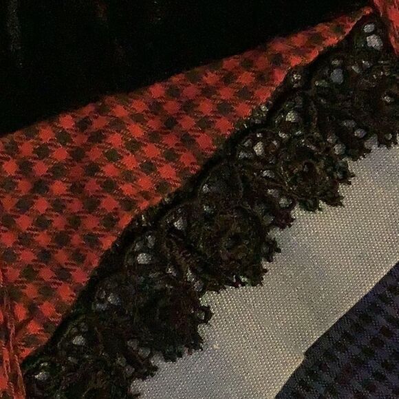 Mixed Media Velour Boho Vest - Picture 7 of 8